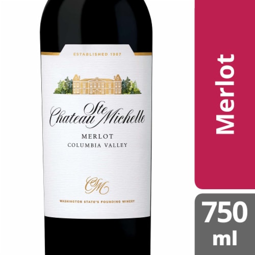 Chateau Ste Michelle Columbia Valley Merlot Washington Red Wine