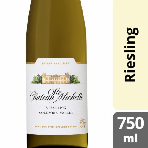 Chateau Ste Michelle Columbia Valley Riesling Washington White Wine Perspective: front