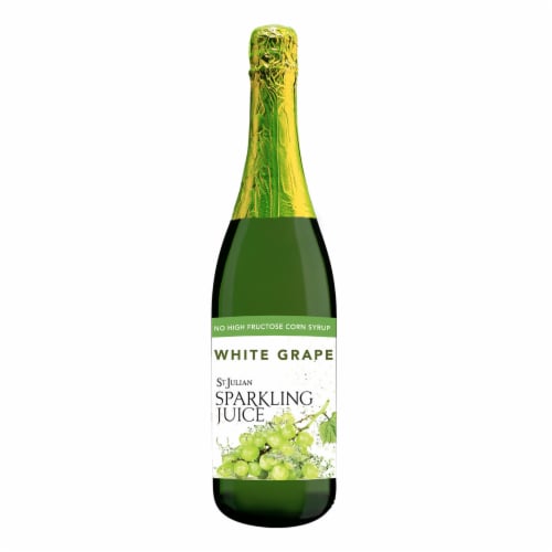 St. Julian Sparkling White Grape Juice Perspective: front