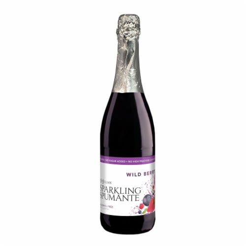 St. Julian Sparkling Blueberry Perspective: front