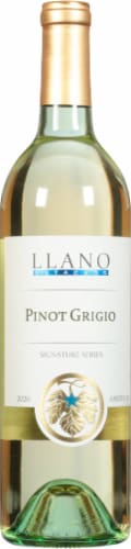 Llano Estacado Pinot Grigio Texas White Wine Perspective: front