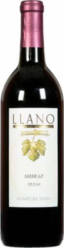 Llano Estacado Shiraz Texas Red Wine Perspective: front