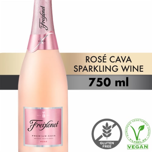 Freixenet Brut Rose Cordon Rosado Spain Sparkling Wine Perspective: front