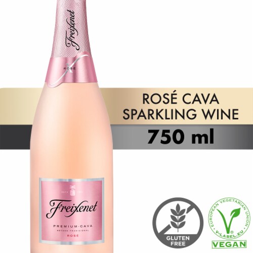 Freixenet Brut Rose Cordon Rosado Spain Sparkling Wine Perspective: front