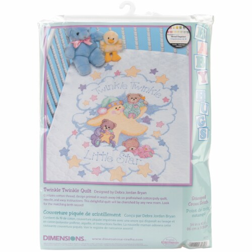 Dimensions cross stitch sales baby quilt kits