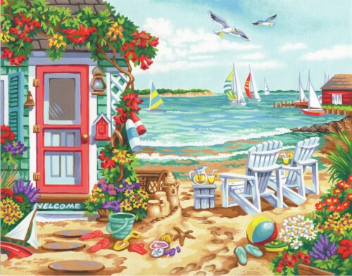 Paint Works Paint By Number Kit 11 X14 -Summertime Perspective: front