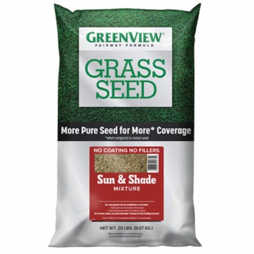 Lebanon Seaboard 263829 20 lbs Sun & Shade Mixture Grass Seed Perspective: front