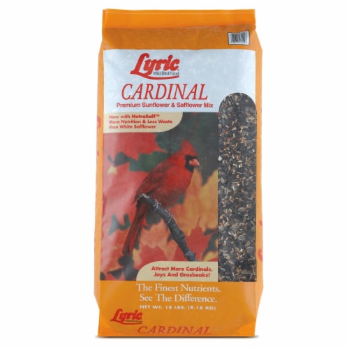 Lyric 18 Lb. Cardinal Wild Bird Seed 2647386 Perspective: front