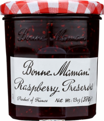 Bonne Maman® Raspberry Preserves Perspective: front