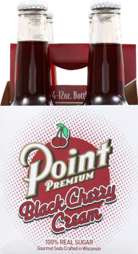 Point Premium Black Cherry Cream Soda Perspective: front
