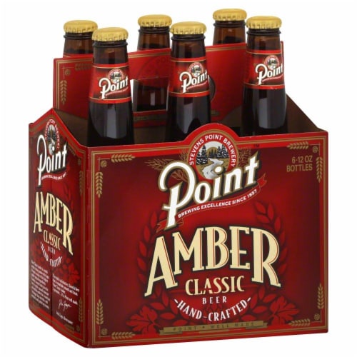 Steven's Point Brewery Amber Classic Beer Perspective: front