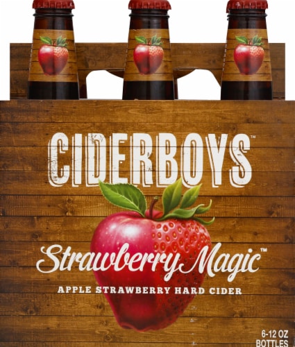 Cider Boys Strawberry Magic Apple Strawberry Hard Cider Perspective: front