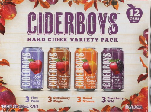 Cider Boys Hard Cider Variety Pack Perspective: front