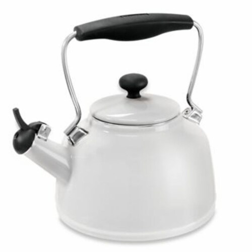 Giant Vintage Enamel Tea Kettle 