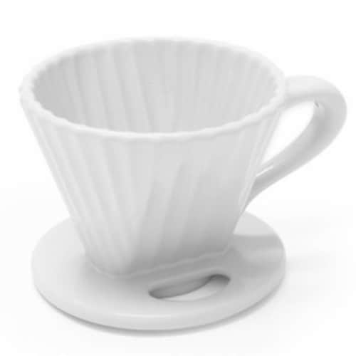 Chantal® Lotus Ceramic Filter - White Perspective: front