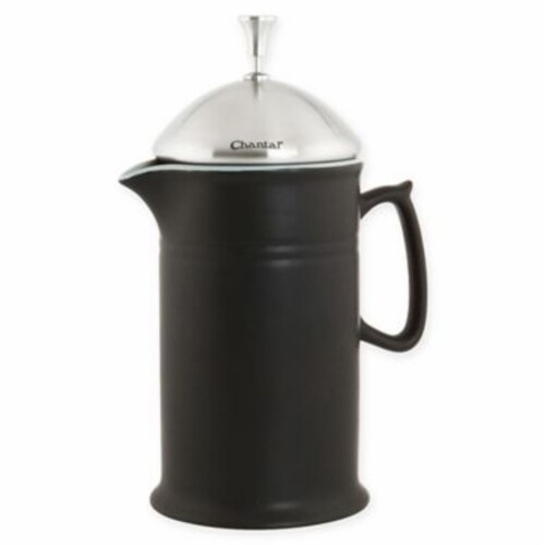 Chantal Ceramic French Press with Stainless Steel Plunger and Lid