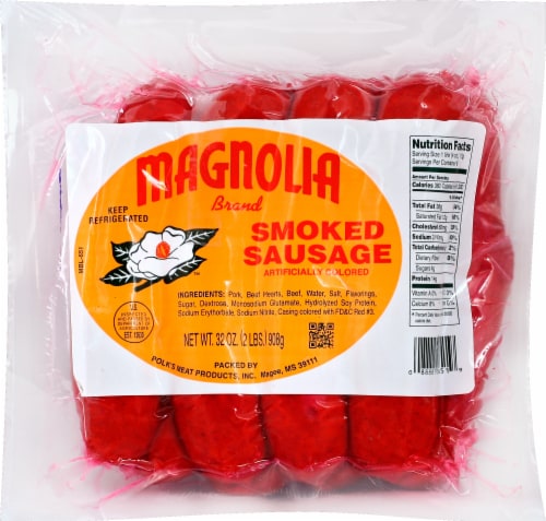 Magnolia Smoked Sausage Perspective: front