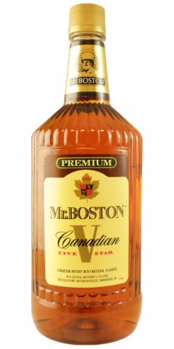 Mr. Boston® Five Star Canadian Whiskey Perspective: front