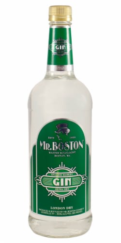 Mr. Boston® English Market Extra Dry Gin Perspective: front