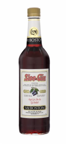 Mr. Boston Sloe and Gin Ready to Drink Cocktail Perspective: front