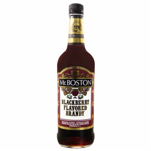 Mr. Boston® Blackberry Flavored Brandy Perspective: front