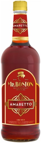 Mr. Boston® Amaretto Liqueur Perspective: front