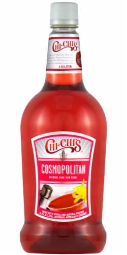 Chi-Chi's® Cosmopolitan Ready to Drink Cocktail Single Bottle Perspective: front