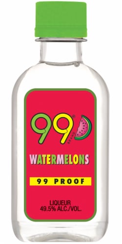 99 Brand Watermelons Liqueur Perspective: front