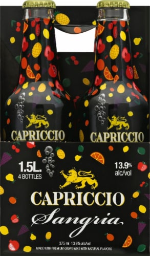Capriccio Mini Bubbly Sangria Wine Perspective: front