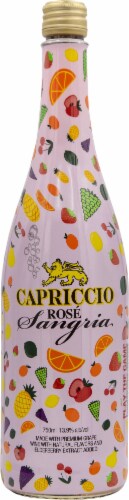 Capriccio Rose Sangria Florida Rose Wine Perspective: front