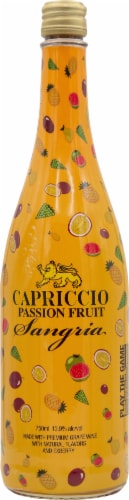 Capriccio Passionfruit Sangria Florida Red Wine Perspective: front