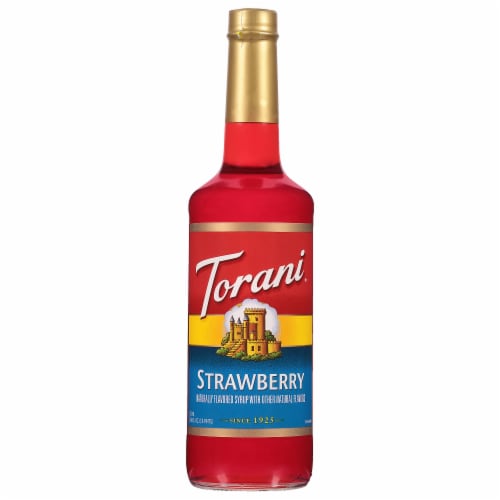 Torani Strawberry Syrup Perspective: front