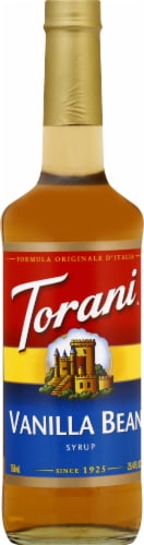 Torani Vanilla Bean Syrup Perspective: front