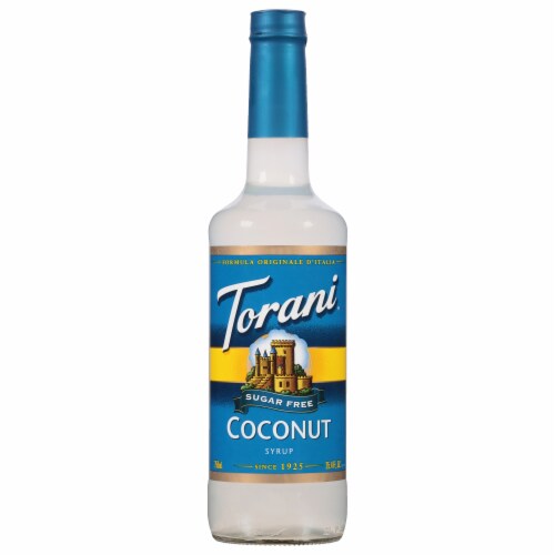 Torani® Sugar Free Coconut Syrup Perspective: front