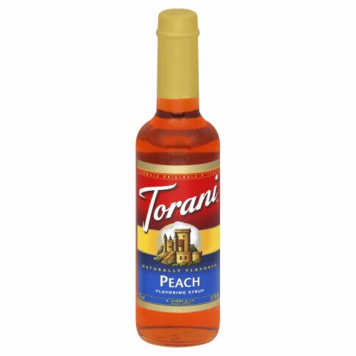 Torani® Peach Syrup Perspective: front