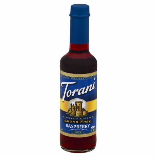 Torani® Sugar Free Raspberry Syrup Perspective: front
