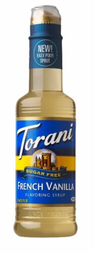 Torani Sugar Free French Vanilla Syrup Perspective: front