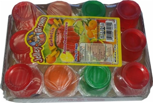 Jelly Brown Assorted Gelatin Perspective: front