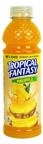 Tropical Fantasy Pineapple Cocktail Perspective: front