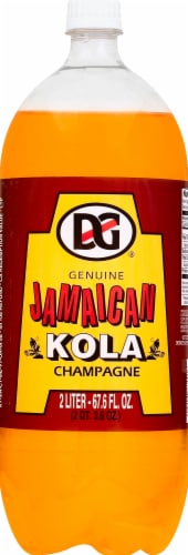 D&G Jamaican Kola Champagne Soda Perspective: front