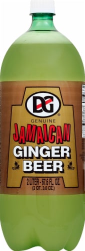 D&G Genuine Jamaica Ginger Beer Soda Perspective: front