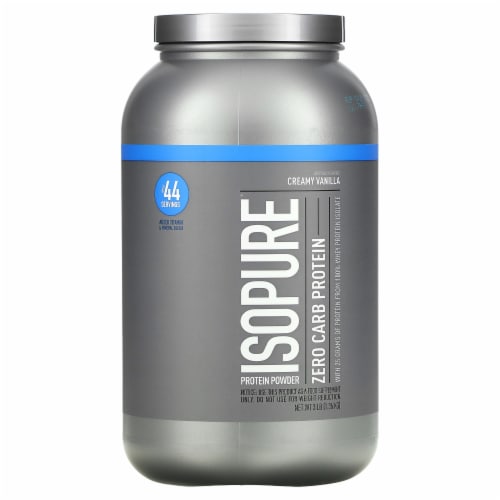 ISOPURE Perfect Zero Carb Creamy Vanilla Protein Powder Perspective: front