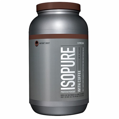 ISOPURE Coffee Espresso Protein Powder Perspective: front