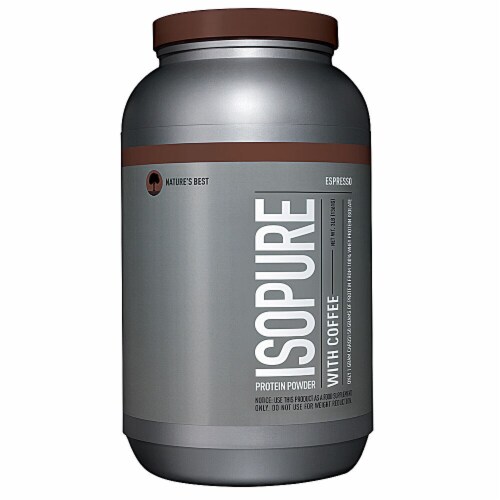 ISOPURE Coffee Espresso Protein Powder Perspective: front