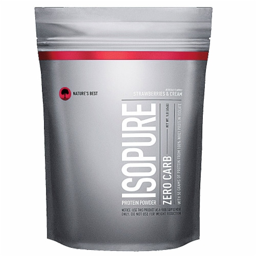 ISOPURE Zero Carb Strawberry Protein Powder, 16 oz - Smith's Food and Drug