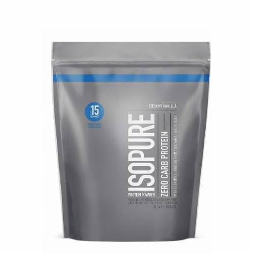 Isopure Zero Carb Protein Powder Creamy Vanilla - 1 lb (454 g), 1 lb ...