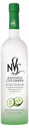 Envious Cucumber Vodka Perspective: front