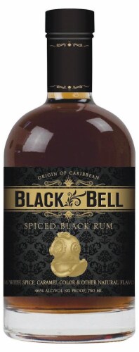 Blackbell Spiced Black Special Dark Rum Perspective: front