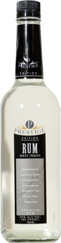 Prestige Liquor Light White Rum Perspective: front