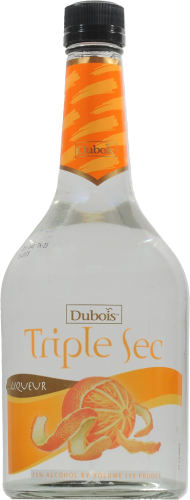 DuBois Triple Sec Liqueur Perspective: front